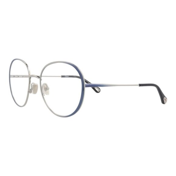 Chloé Womens Round/Oval Blue Blue Transparent Fashion Designer Eyewear - Picture 1 of 4